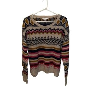 No Boundaries Multicolor Patterned Women's Sweater | XXL